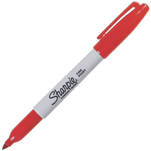Image for SHARPIE PERMANENT MARKER BULLET FINE 1.0MM RED from Office Products Depot