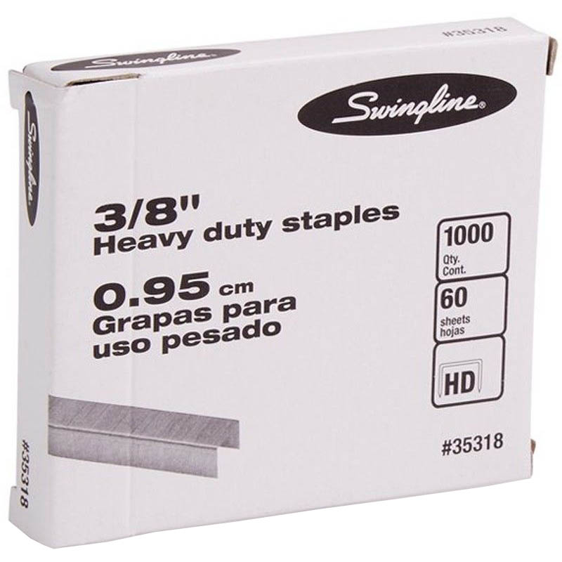 Image for SWINGLINE SF13 HEAVY DUTY STAPLES 9.5MM LEG BOX 1000 from Tristate Office Products Depot