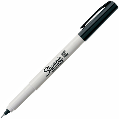 Image for SHARPIE PERMANENT MARKER BULLET ULTRA FINE 0.3MM BLACK from Office Products Depot