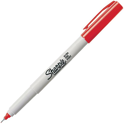 Image for SHARPIE PERMANENT MARKER BULLET ULTRA FINE 0.3MM RED from Total Supplies Pty Ltd