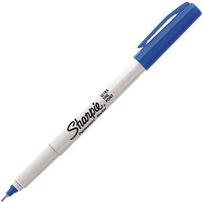 Image for SHARPIE PERMANENT MARKER BULLET ULTRA FINE 0.3MM BLUE from Total Supplies Pty Ltd