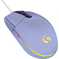 logitech g203 gaming mouse lightsync lilac
