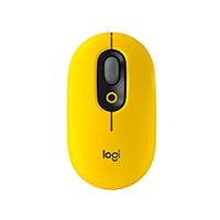 logitech pop mouse wireless and bluetooth blast yellow