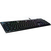 logitech g815 lightsync rgb mechanical gaming keyboard gl clicky black