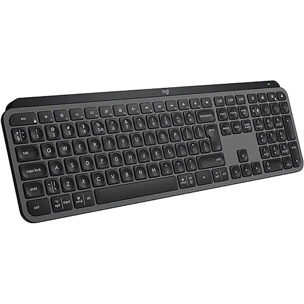 Image for LOGITECH WIRELESS ILLUMINATED KEYBOARD MX KEYS S GRAPHITE from Albany Office Products Depot