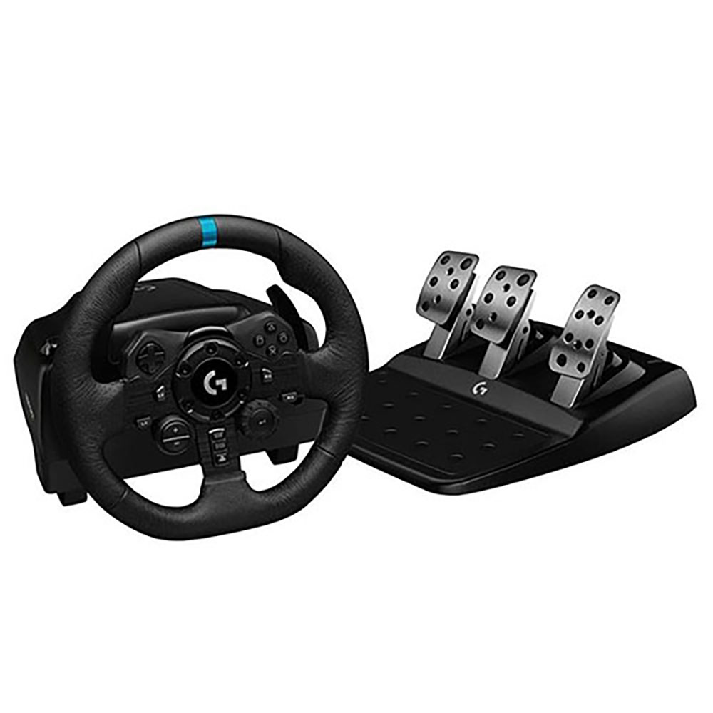 Image for LOGITECH G923 TRUEFORCE SIM RACING WHEEL AND PEDALS FOR PS5, PS4 AND PC BLACK from Albany Office Products Depot