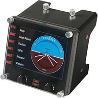 logitech g pro flight simulator instrument panel black