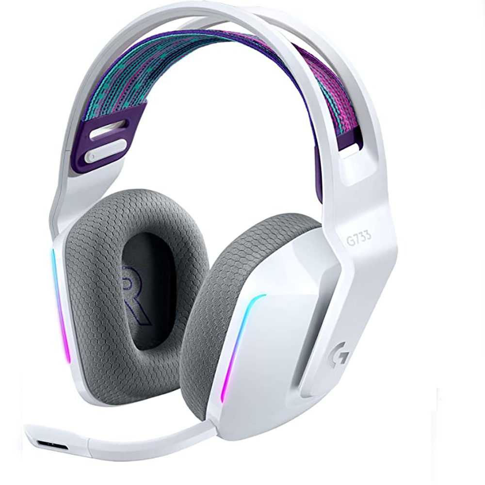 Image for LOGITECH G733 GAMING HEADSET RGB LIGHTSPEED WIRELESS WHITE from MOE Office Products Depot Mackay & Whitsundays