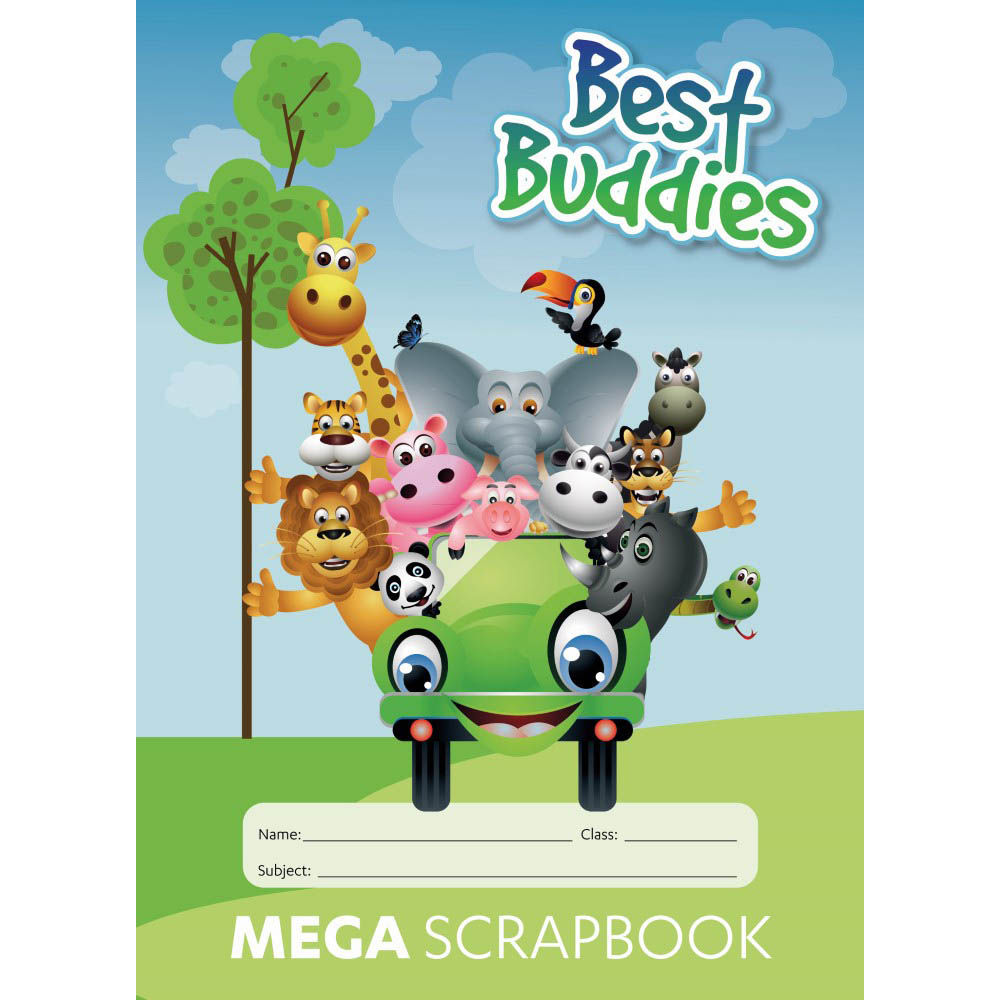 Image for WRITER BEST BUDDIES MEGA SCRAPBOOK 100GSM 64 PAGE 330 X 240MM from MOE Office Products Depot Mackay & Whitsundays