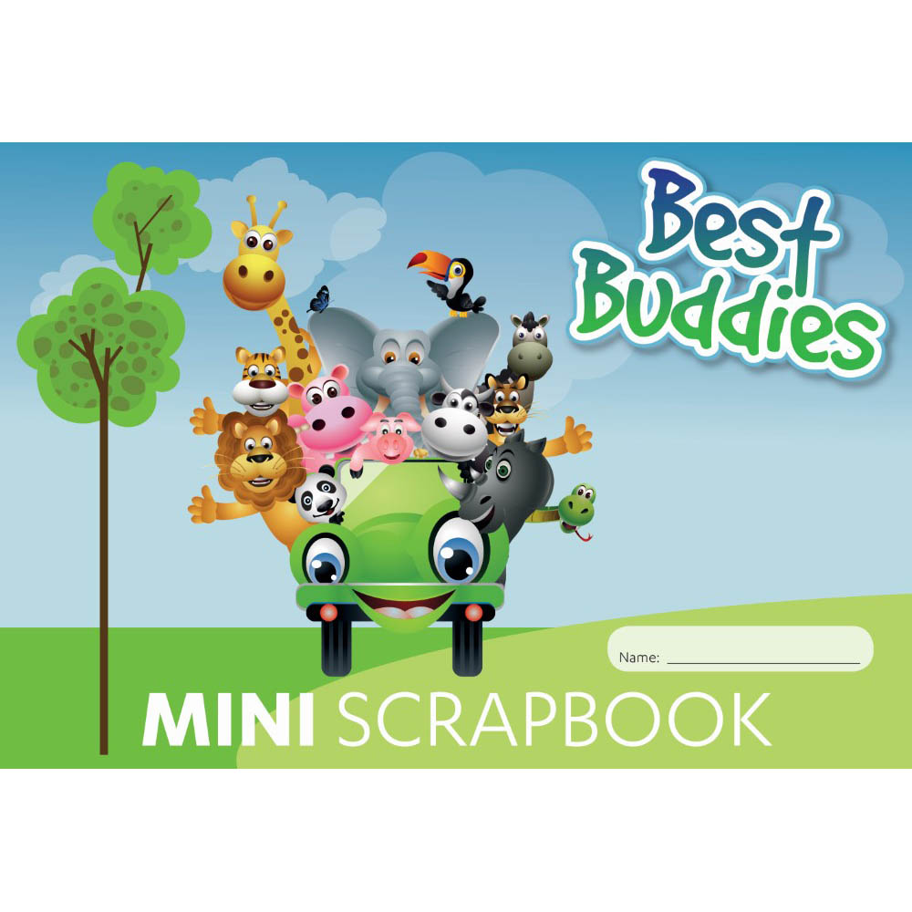 Image for WRITER BEST BUDDIES MINI SCRAPBOOK 100GSM 64 PAGE 165 X 245MM from Barkers Rubber Stamps & Office Products Depot