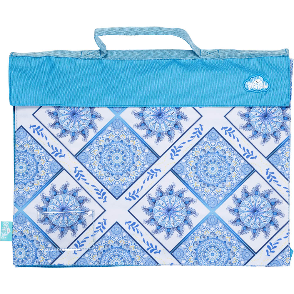 Image for SPENCIL LIBRARY BAG BOHO BLUE from Total Supplies Pty Ltd