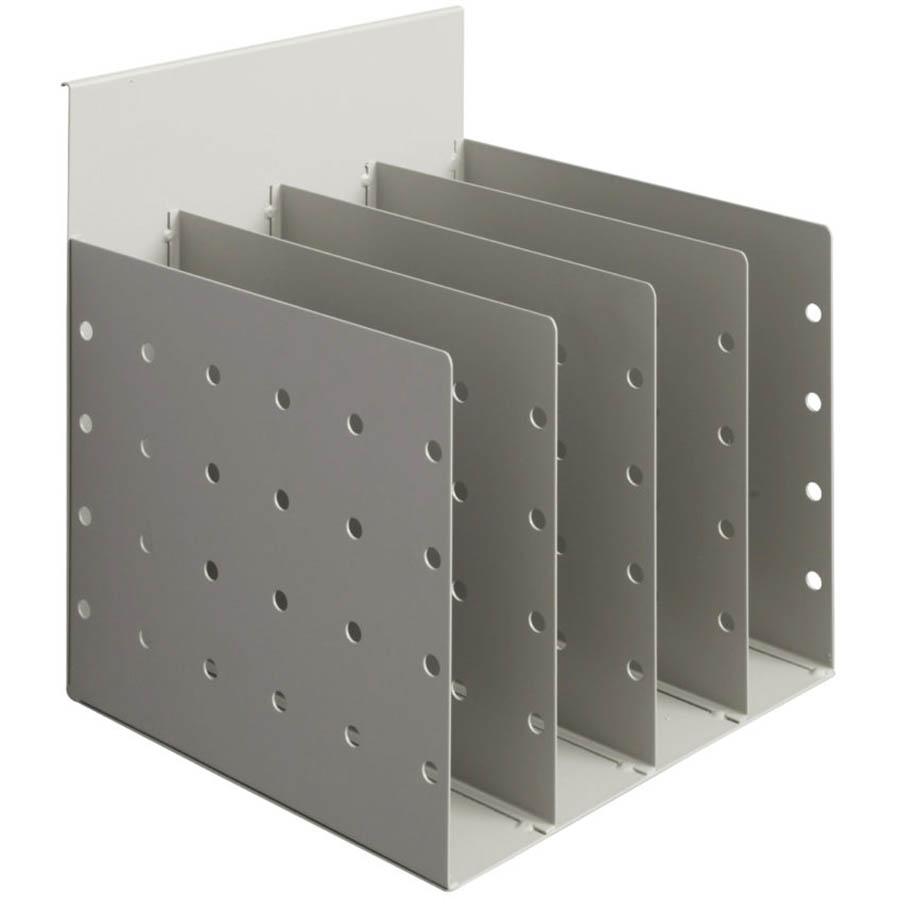 Image for RAPID SCREEN DOCUMENT DIVIDER 4 SPACE PRECIOUS SILVER from Total Supplies Pty Ltd