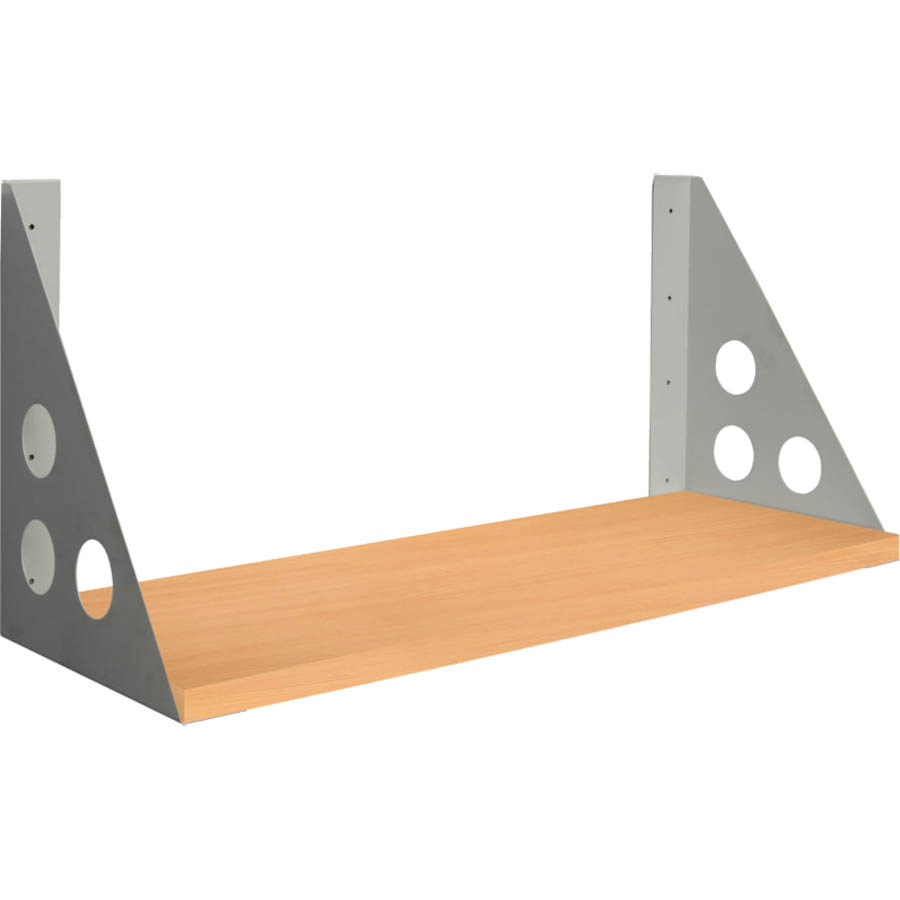 Image for RAPID SCREEN SHELF BRACKET PRECIOUS SILVER PACK 2 from MOE Office Products Depot Mackay & Whitsundays