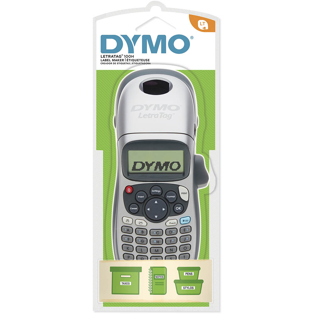 Image for DYMO LETRATAG LT-100H HANDHELD LABELLER SILVER from MOE Office Products Depot Mackay & Whitsundays