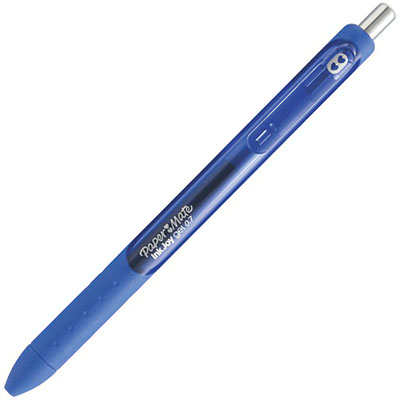 Image for PAPERMATE INKJOY RETRACTABLE GEL PEN MEDIUM 0.7MM PURE BLUE BOX 12 from Office Business Office Products Depot