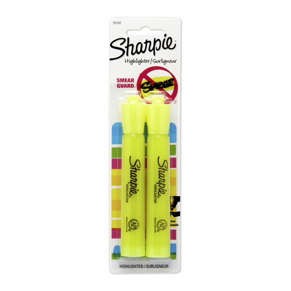 Image for SHARPIE ACCENT TANK STYLE HIGHLIGHTER YELLOW PACK 2 from MOE Office Products Depot Mackay & Whitsundays