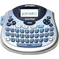 dymo lt100-t letratag handheld personal label maker blue