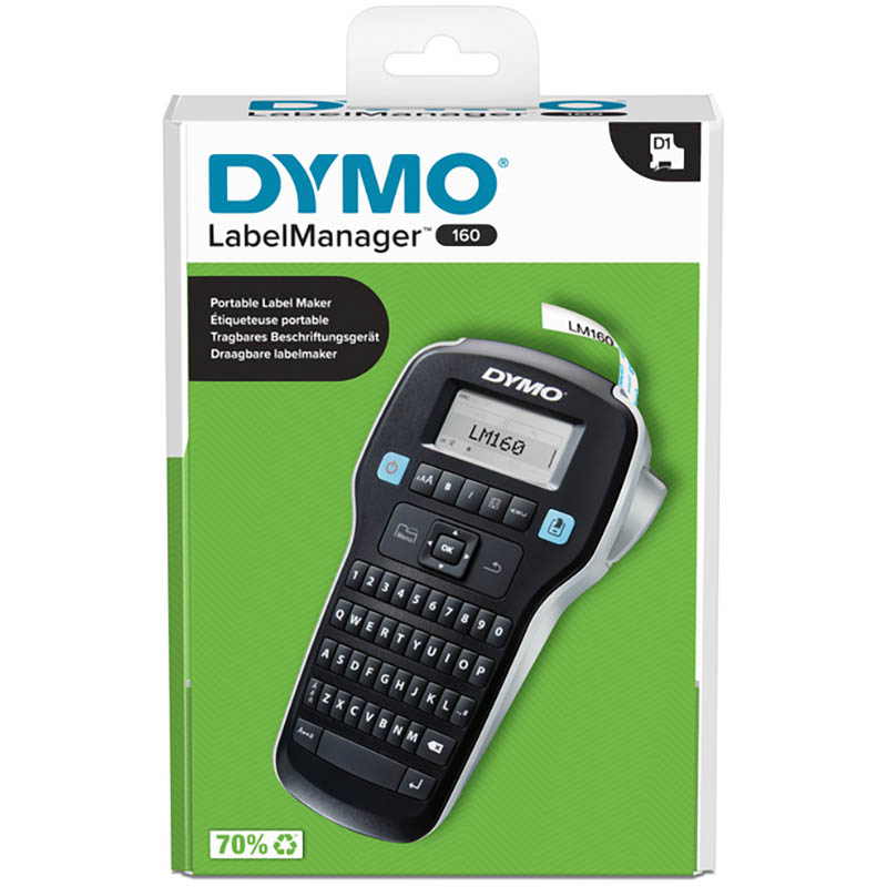 Image for DYMO LM160P LABELMANAGER PORTABLE LABEL MAKER from MOE Office Products Depot Mackay & Whitsundays