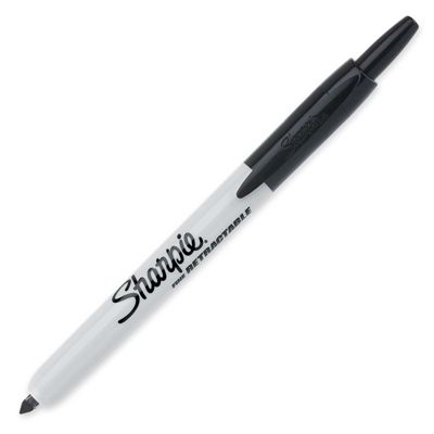 Image for SHARPIE RETRACTABLE PERMANENT MARKER BULLET FINE 1.0MM BLACK from Total Supplies Pty Ltd