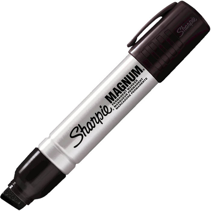 Image for SHARPIE MAGNUM PERMANENT MARKER CHISEL 15.0MM BLACK PACK 1 from Ross Office Supplies Office Products Depot