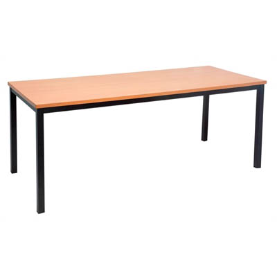 Image for RAPIDLINE STEEL FRAME TABLE 1200 X 600MM BEECH from Barkers Rubber Stamps & Office Products Depot