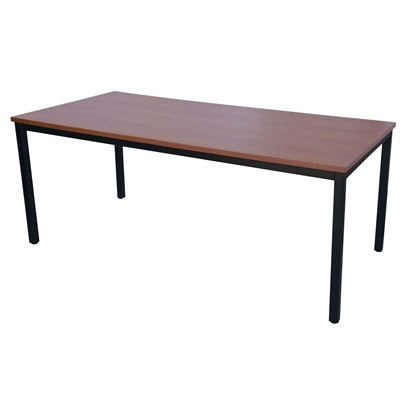 Image for RAPIDLINE STEEL FRAME TABLE 1200 X 600MM CHERRY from MOE Office Products Depot Mackay & Whitsundays