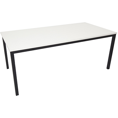 Image for RAPIDLINE STEEL FRAME TABLE 1200 X 600MM NATURAL WHITE from Total Supplies Pty Ltd