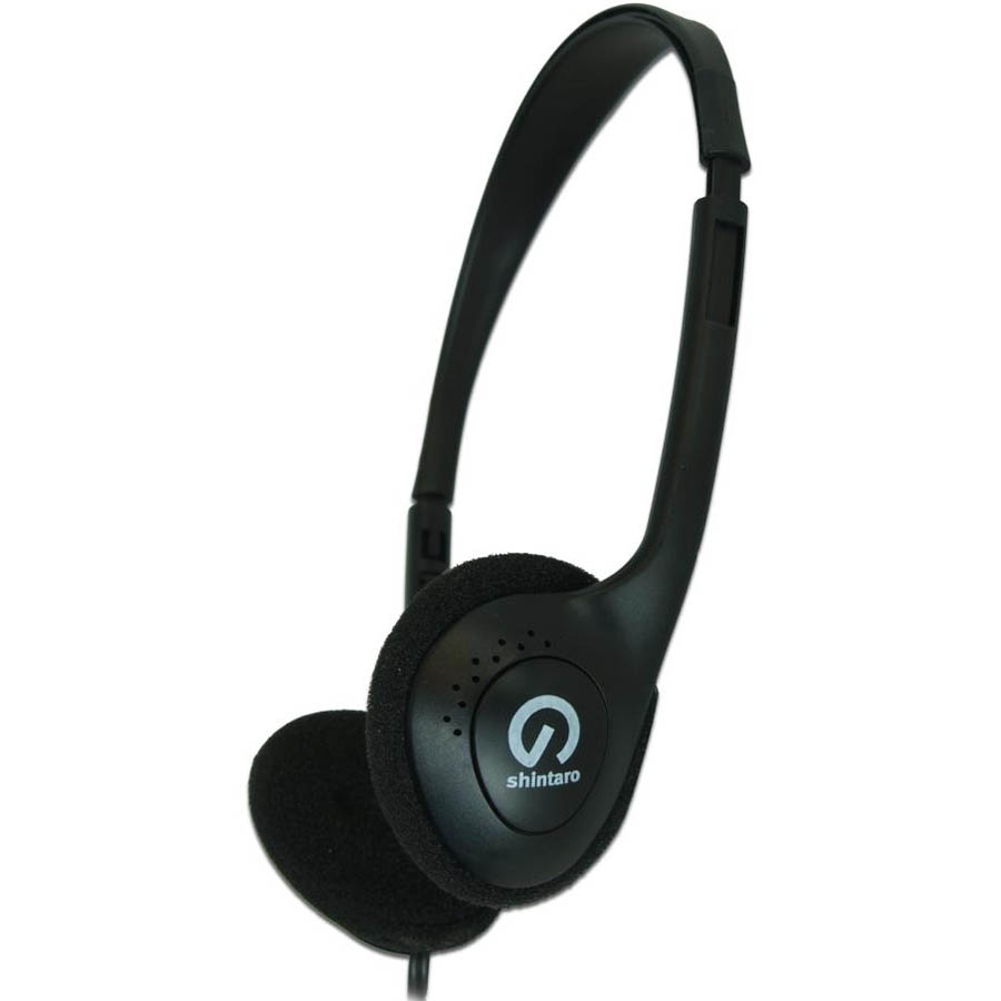 Image for SHINTARO SH-101 LIGHT WEIGHT HEADPHONE BLACK from MOE Office Products Depot Mackay & Whitsundays