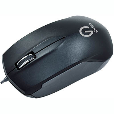 Image for SHINTARO 3 BUTTON OPTICAL MOUSE BLACK from Office Products Depot