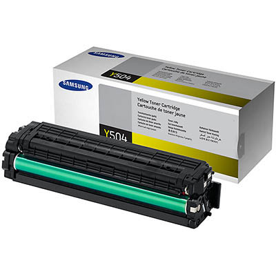 Image for SAMSUNG CLT-Y504S TONER CARTRIDGE YELLOW from Albany Office Products Depot