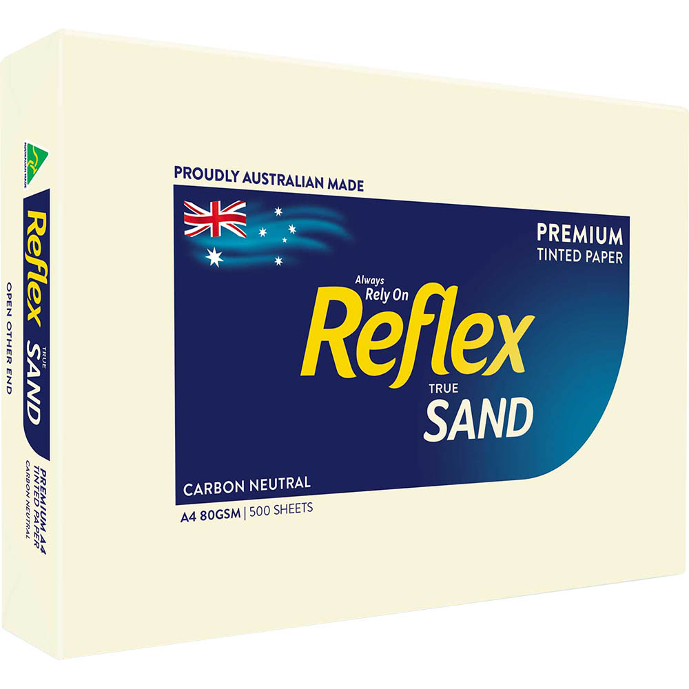 Image for REFLEX® COLOURS A4 COPY PAPER 80GSM SAND PACK 500 SHEETS from Office Products Depot Gold Coast