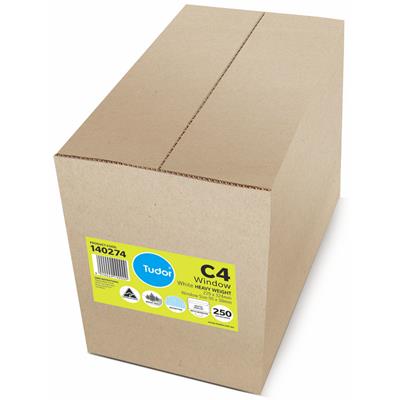 Image for TUDOR C4 ENVELOPES SECRETIVE BOOKLET MAILER WINDOWFACE MOIST SEAL 100GSM 324 X 229MM WHITE BOX 250 from OFFICEPLANET OFFICE PRODUCTS DEPOT