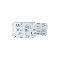 livi essentials 1402 slimfold hand towel 1-ply 200 sheet 230 x 240mm carton 20