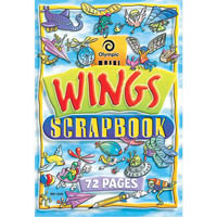 olympic s325 scrapbook wings blank 67gsm 72 page 335 x 240mm