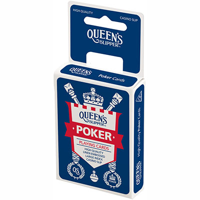 Image for QUEENS SLIPPER PLAYING CARDS POKER 52S LARGE IMAGE PACK from Ross Office Supplies Office Products Depot