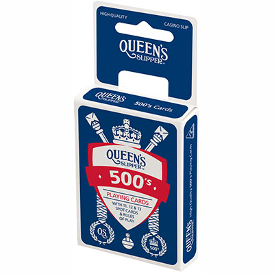 Image for QUEENS SLIPPER PLAYING CARDS 500S SINGLES PACK from Margaret River Office Products Depot