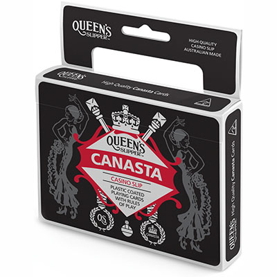 Image for QUEENS SLIPPER PLAYING CARDS CANASTA DOUBLE PACK from Premier Stationers Office Products Depot