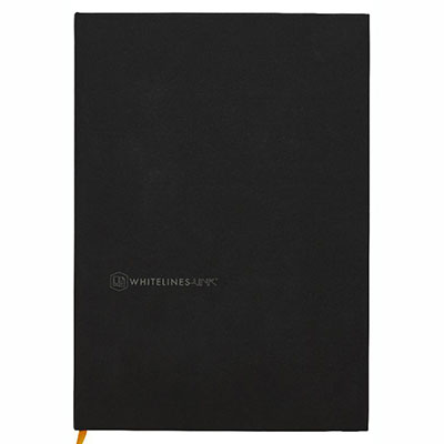 Image for WHITELINES BLACK OCEAN NOTEBOOK 80GSM 160 PAGE A5 from Margaret River Office Products Depot