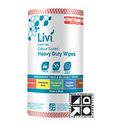 livi essentials commercial wipes red carton 4