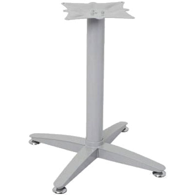 Image for RAPIDLINE 4 STAR TABLE BASE BRUSHED SILVER from Margaret River Office Products Depot