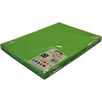 rainbow spectrum board 220gsm a3 lime pack 100