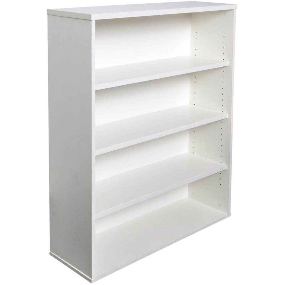Image for RAPID VIBE BOOKCASE 3 SHELF 900 X 315 X 1200MM WHITE from Premier Stationers Office Products Depot
