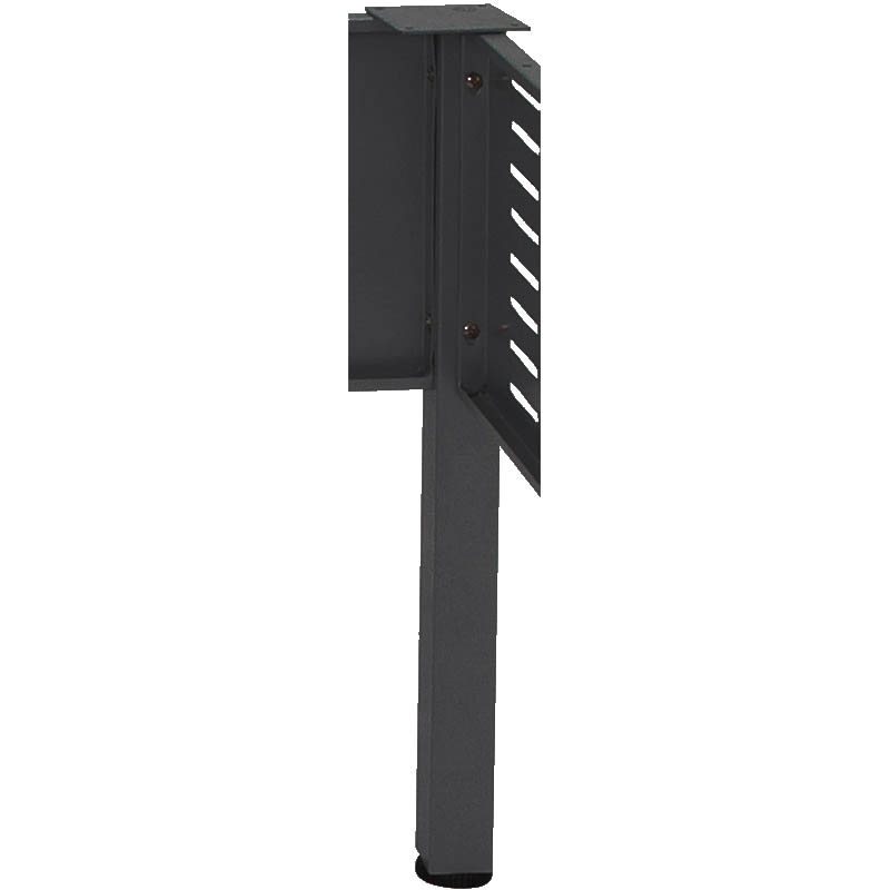 Image for RAPID SPAN CORNER WORKSTATION SQUARE POLE BLACK from MOE Office Products Depot Mackay & Whitsundays