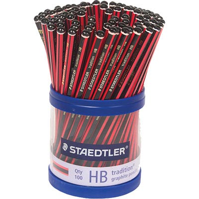 Image for STAEDTLER 110 TRADITION GRAPHITE PENCILS HB CUP 100 from Total Supplies Pty Ltd