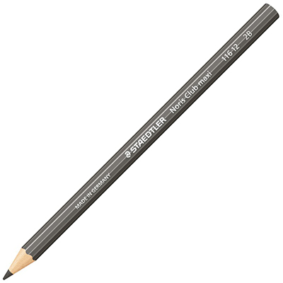 Image for STAEDTLER 116 NORIS CLUB MAXI LEARNER GRAPHITE PENCILS 2B BOX 12 from Total Supplies Pty Ltd