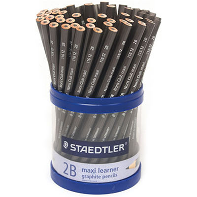 Image for STAEDTLER 116 NORIS CLUB MAXI LEARNER GRAPHITE PENCIL 2B TUB 70 from Total Supplies Pty Ltd