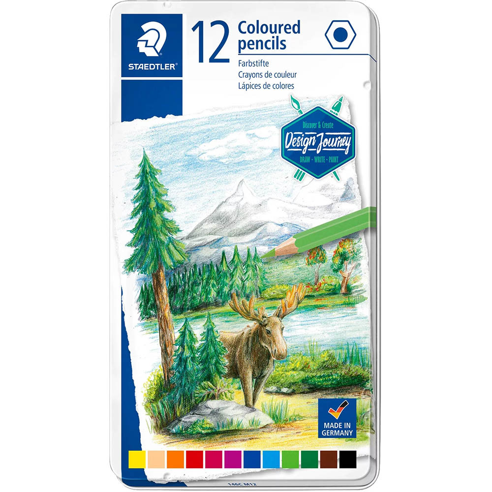 Image for STAEDTLER 146C COLOURED PENCILS ASSORTED PACK 12 from MOE Office Products Depot Mackay & Whitsundays
