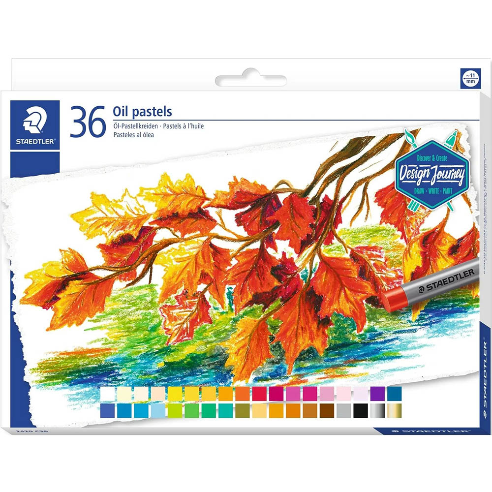 Image for STAEDTLER 2420 OIL PASTELS ASSORTED PACK 36 from Total Supplies Pty Ltd
