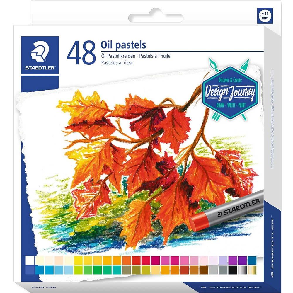 Image for STAEDTLER 2420 OIL PASTELS ASSORTED PACK 48 from Total Supplies Pty Ltd