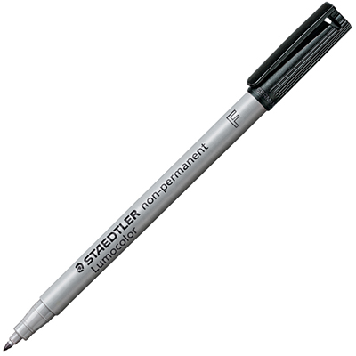 Image for STAEDTLER 316 LUMOCOLOR NON-PERMANENT MARKER FINE 0.6MM BLACK from MOE Office Products Depot Mackay & Whitsundays